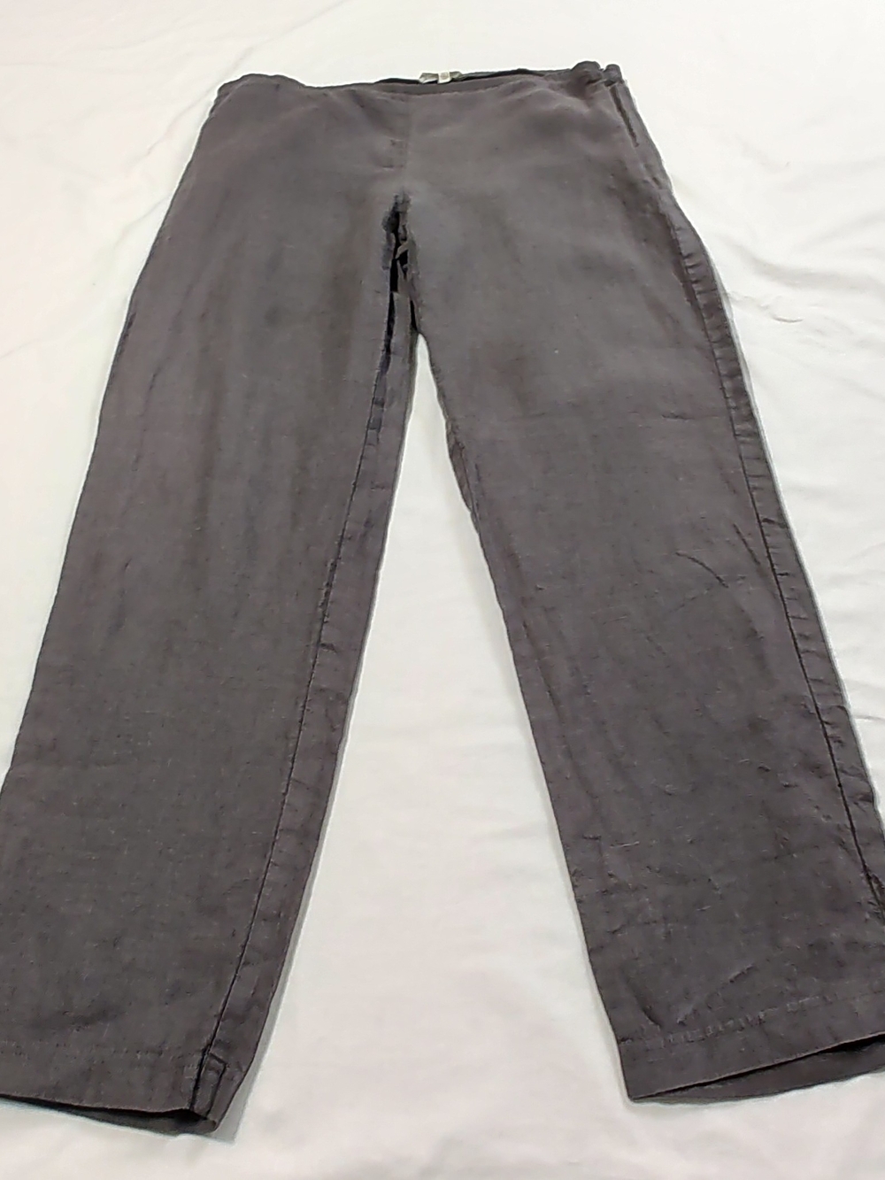 Eileen Fisher Linen Pants- Purplish Brown